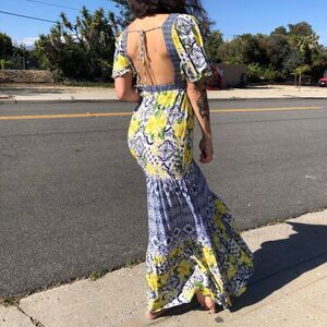 Floral Cottage-core Dress 🌾